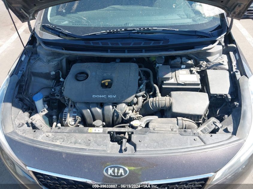 2017 Kia Forte Lx VIN: 3KPFK4A76HE055160 Lot: 39633887