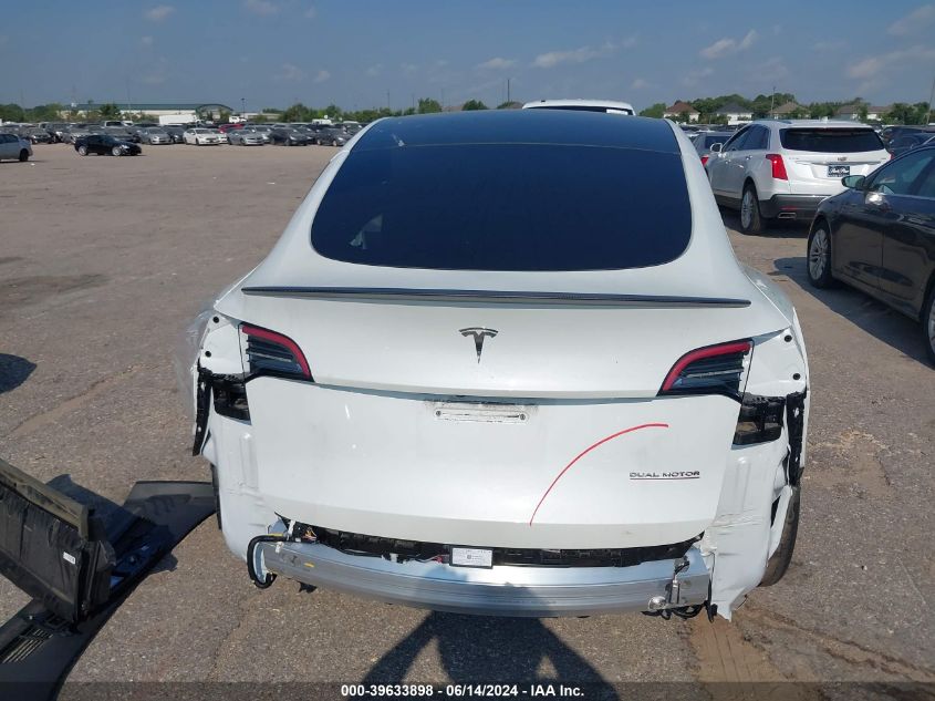 2022 Tesla Model Y Performance Dual Motor All-Wheel Drive VIN: 7SAYGDEF8NF454995 Lot: 39633898