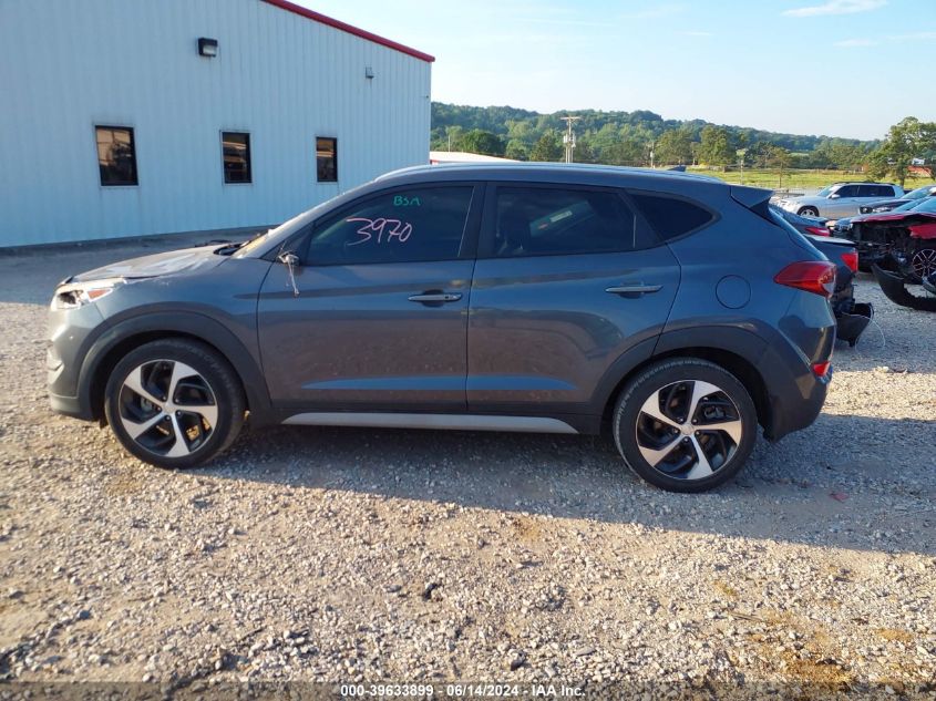 2018 Hyundai Tucson Sport VIN: KM8J33AL2JU771751 Lot: 39633899