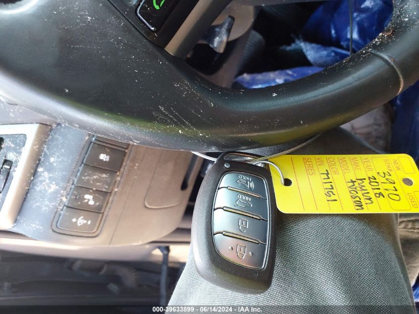 2018 Hyundai Tucson Sport VIN: KM8J33AL2JU771751 Lot: 39633899