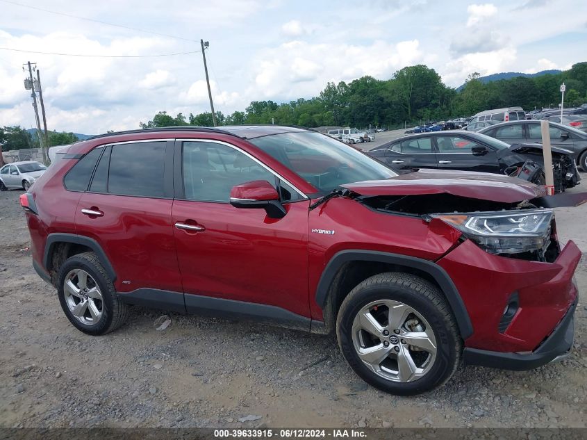 2020 Toyota Rav4 Hybrid Limited VIN: 4T3DWRFV3LU005006 Lot: 39633915