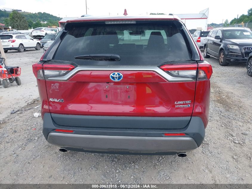 2020 Toyota Rav4 Hybrid Limited VIN: 4T3DWRFV3LU005006 Lot: 39633915