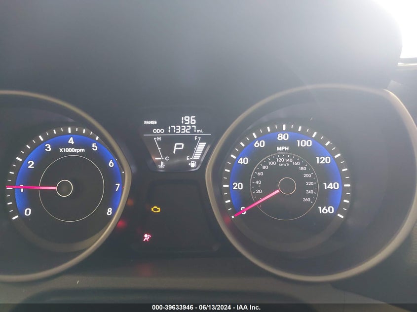 2013 Hyundai Elantra Se VIN: KMHDH6AE6DU004880 Lot: 39633946