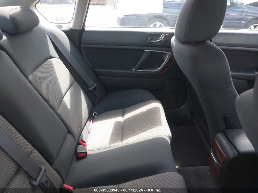 2006 Subaru Legacy 2.5I/2.5I Limited VIN: 4S3BL626667204242 Lot: 39633949