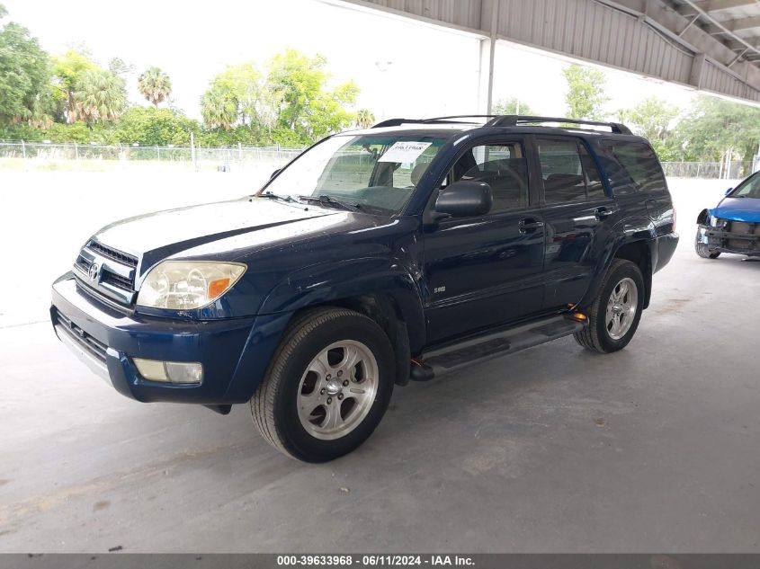 2003 Toyota 4Runner Sr5 V6 VIN: JTEZU14R538003701 Lot: 39633968