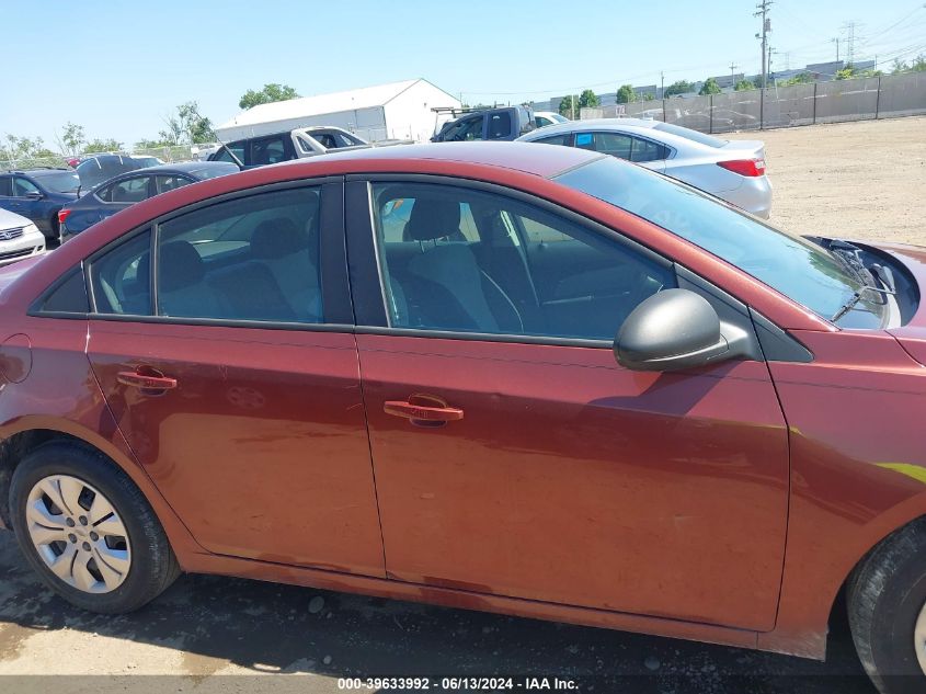2013 Chevrolet Cruze Ls Auto VIN: 1G1PA5SH9D7156328 Lot: 39633992