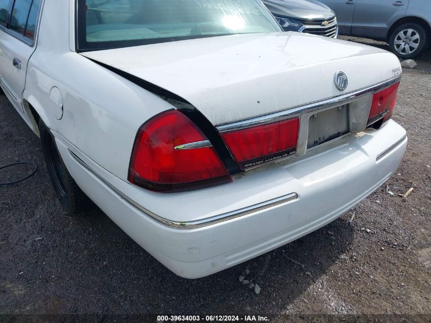 1999 Mercury Grand Marquis Gs VIN: 2MEFM74W7XX726843 Lot: 39634003