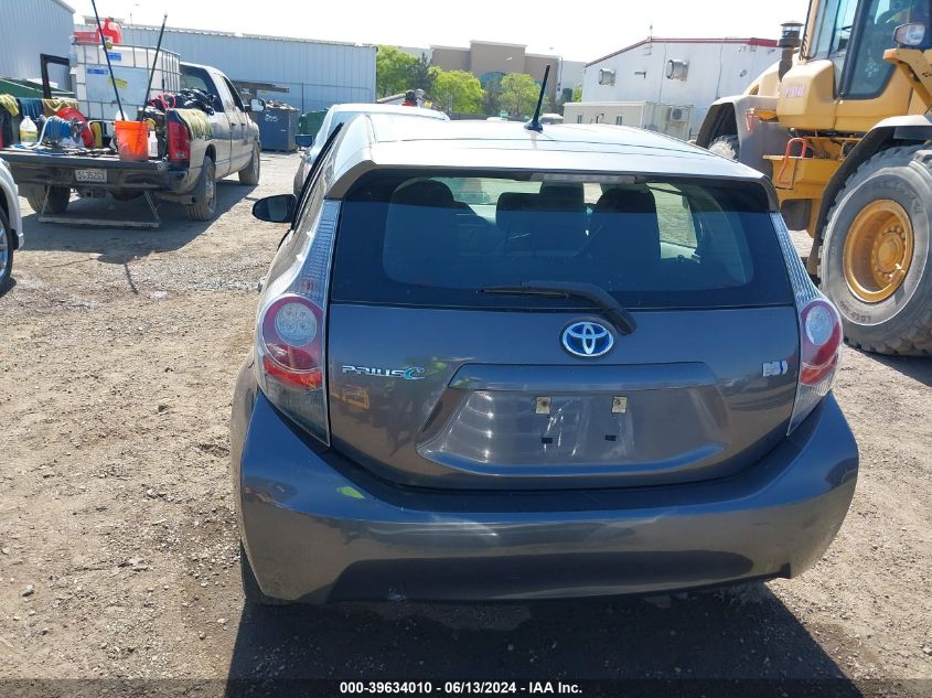 2012 Toyota Prius C One VIN: JTDKDTB38C1510875 Lot: 39634010