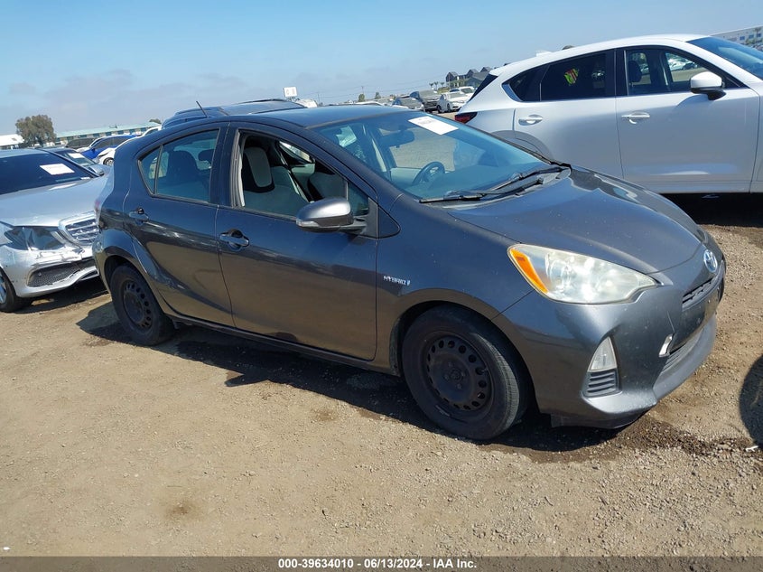 2012 Toyota Prius C One VIN: JTDKDTB38C1510875 Lot: 39634010