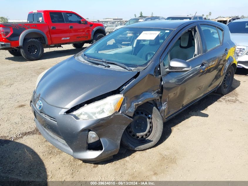 2012 Toyota Prius C One VIN: JTDKDTB38C1510875 Lot: 39634010