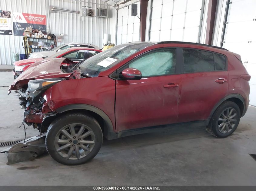 2022 Kia Sportage Nightfall Edition VIN: KNDP6CAC8N7008384 Lot: 39634012