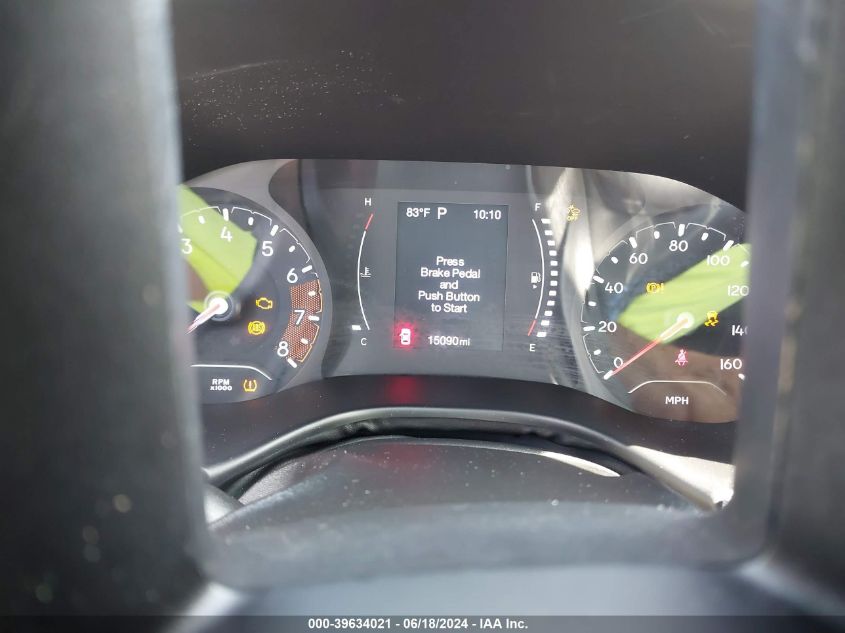 2022 Jeep Compass Latitude Fwd VIN: 3C4NJCBB5NT137206 Lot: 39634021