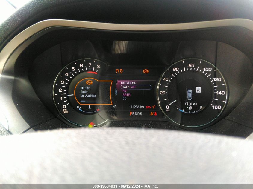 2016 Lincoln Mkz VIN: 3LN6L2J97GR600191 Lot: 39634031