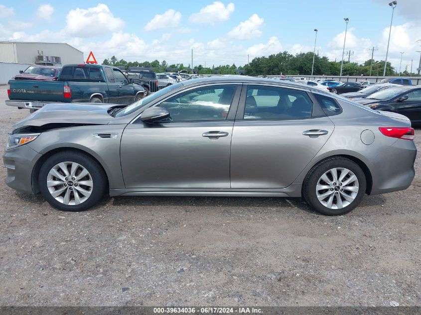 2016 Kia Optima Lx VIN: 5XXGT4L30GG044009 Lot: 39634036