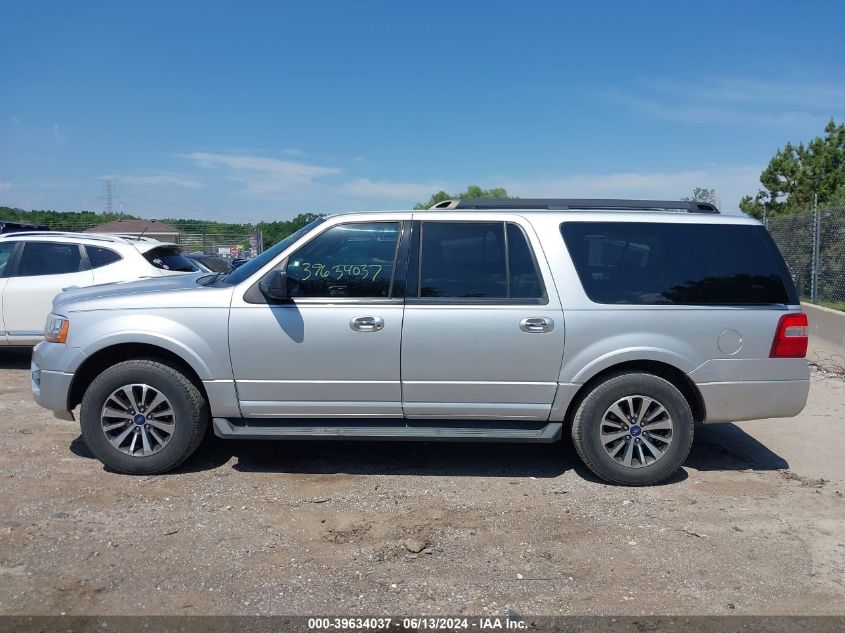 2015 Ford Expedition El Xlt VIN: 1FMJK1JT7FEF43608 Lot: 39634037