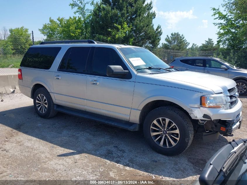 2015 Ford Expedition El Xlt VIN: 1FMJK1JT7FEF43608 Lot: 39634037