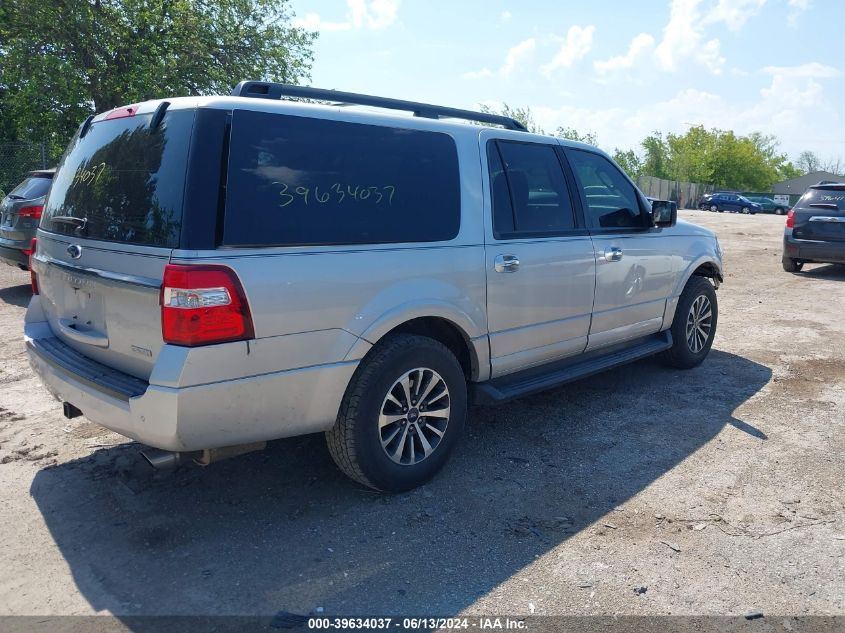 2015 Ford Expedition El Xlt VIN: 1FMJK1JT7FEF43608 Lot: 39634037