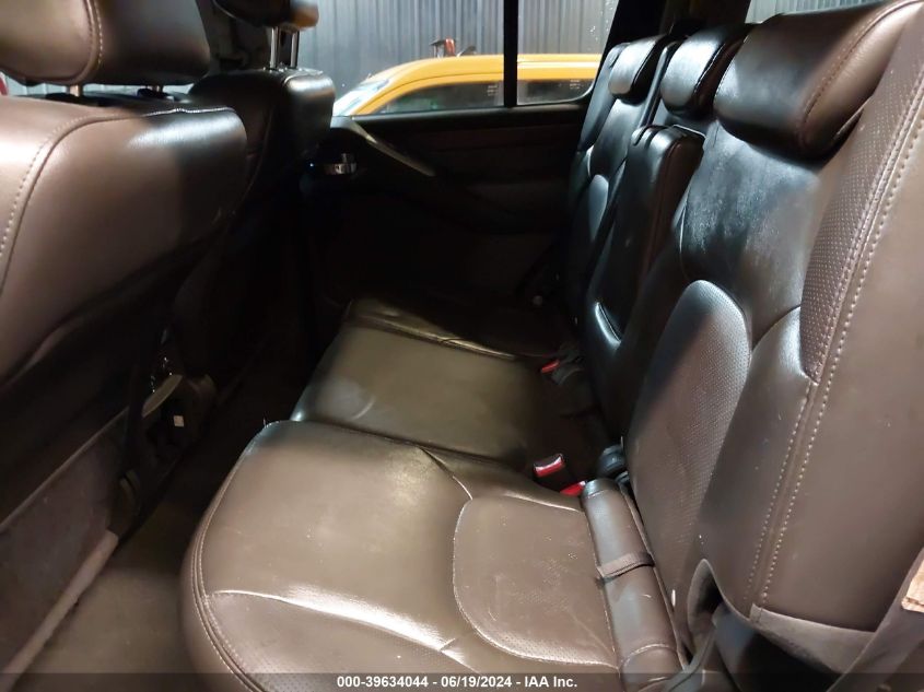 2008 Nissan Pathfinder Le VIN: 5N1AR18B08C650698 Lot: 39634044