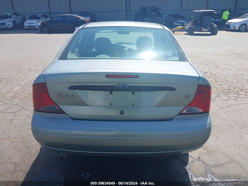 2003 Ford Focus Se VIN: 1FAFP34Z83W334705 Lot: 39634049