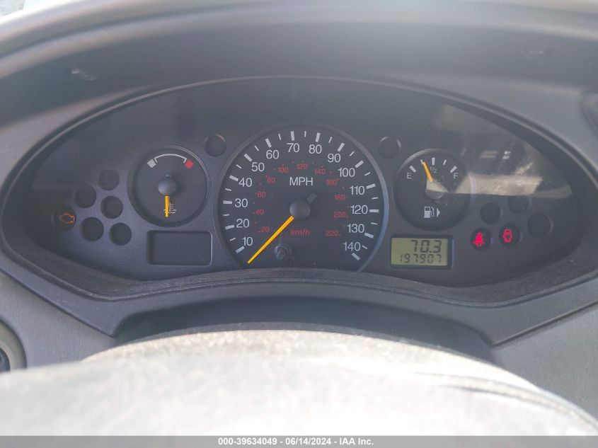 2003 Ford Focus Se VIN: 1FAFP34Z83W334705 Lot: 39634049