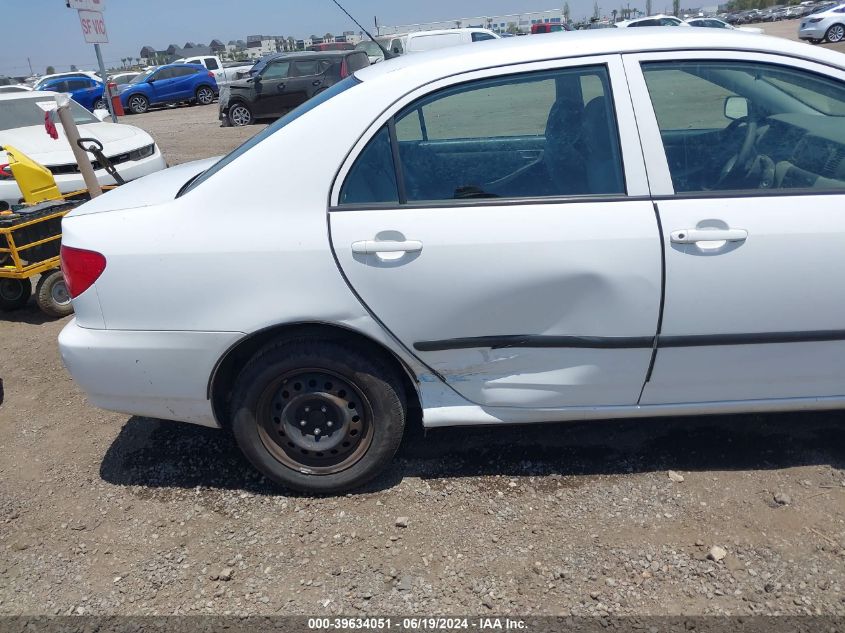 2008 Toyota Corolla Ce VIN: 1NXBR32E58Z035996 Lot: 39634051