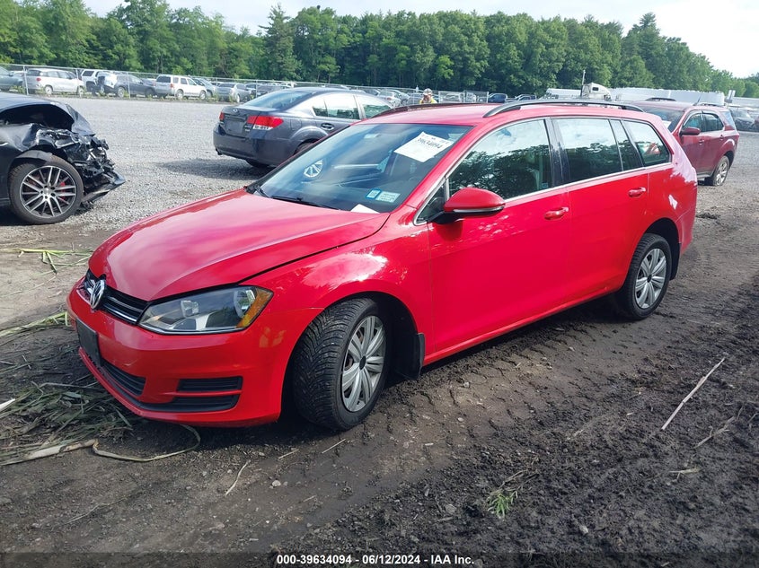 2015 VOLKSWAGEN GOLF SPORTWAGEN TDI S 4-DOOR - 3VWFA7AU8FM503280