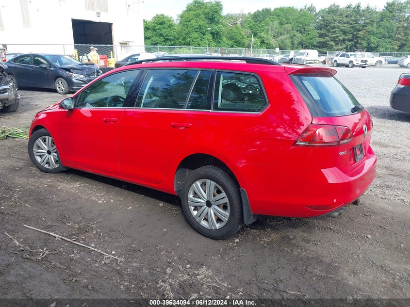 2015 VOLKSWAGEN GOLF SPORTWAGEN TDI S 4-DOOR - 3VWFA7AU8FM503280