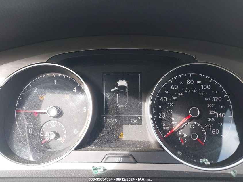 2015 VOLKSWAGEN GOLF SPORTWAGEN TDI S 4-DOOR - 3VWFA7AU8FM503280