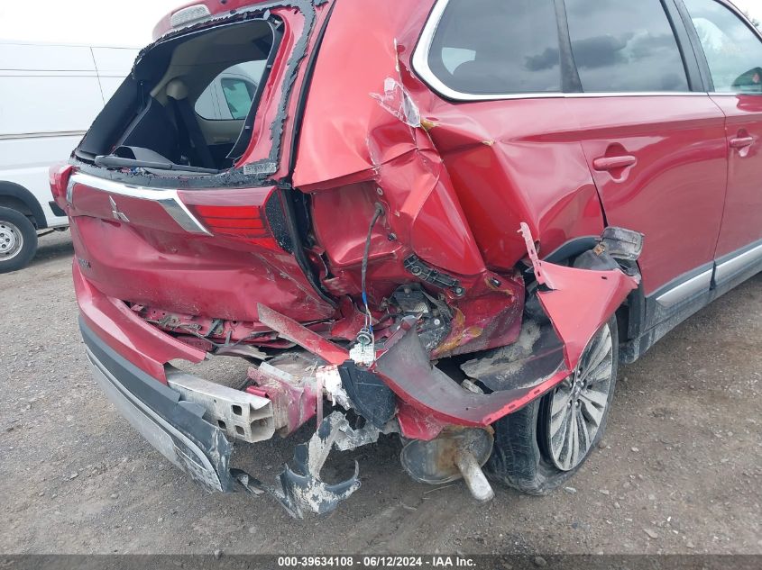 2019 Mitsubishi Outlander Sel VIN: JA4AZ3A35KZ026462 Lot: 39634108