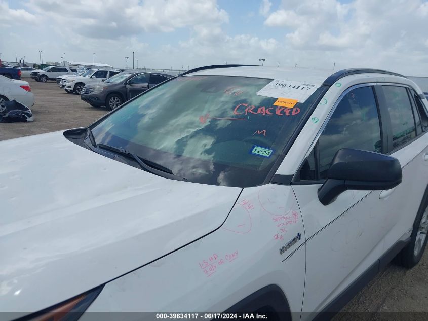 2021 Toyota Rav4 Hybrid Le VIN: JTMLWRFV3MD130100 Lot: 39634117