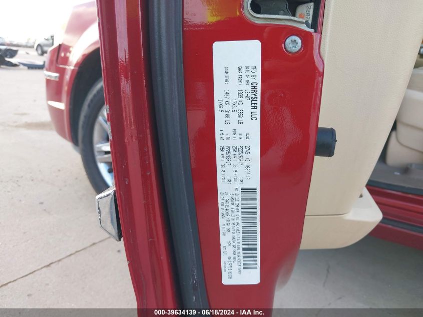 2008 Chrysler Town & Country Limited VIN: 2A8HR64XX8R143180 Lot: 39634139