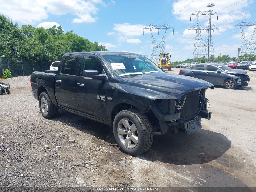 2018 Ram 1500 Big Horn 4X4 5'7 Box VIN: 1C6RR7LT6JS332520 Lot: 39634146