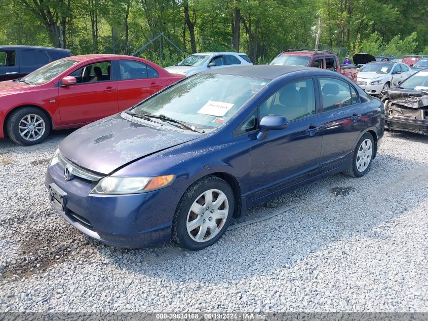 2008 Honda Civic Lx VIN: 2HGFA16558H529324 Lot: 39634168