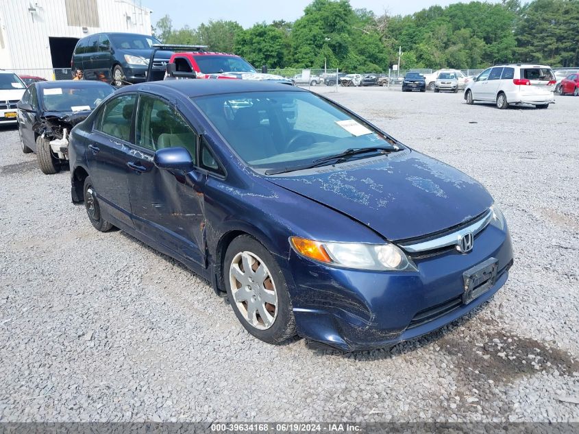 2008 Honda Civic Lx VIN: 2HGFA16558H529324 Lot: 39634168