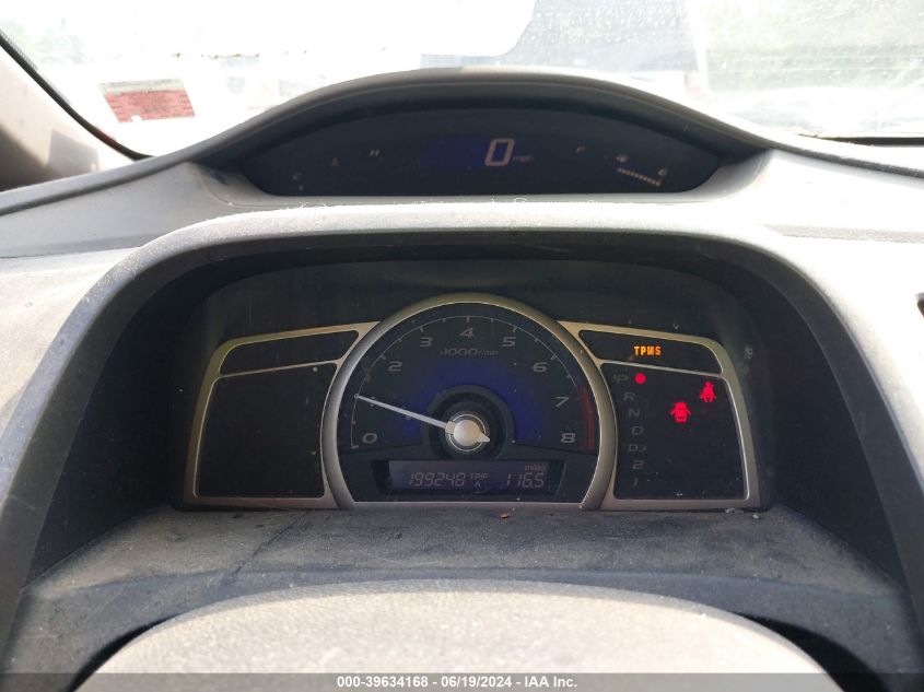 2008 Honda Civic Lx VIN: 2HGFA16558H529324 Lot: 39634168