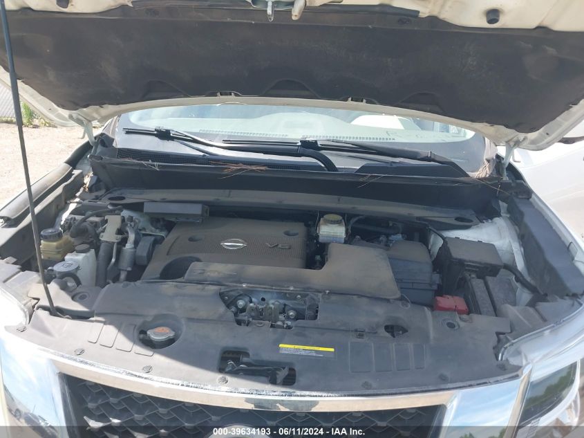 2015 Nissan Pathfinder Sl VIN: 5N1AR2MN3FC652206 Lot: 39634193