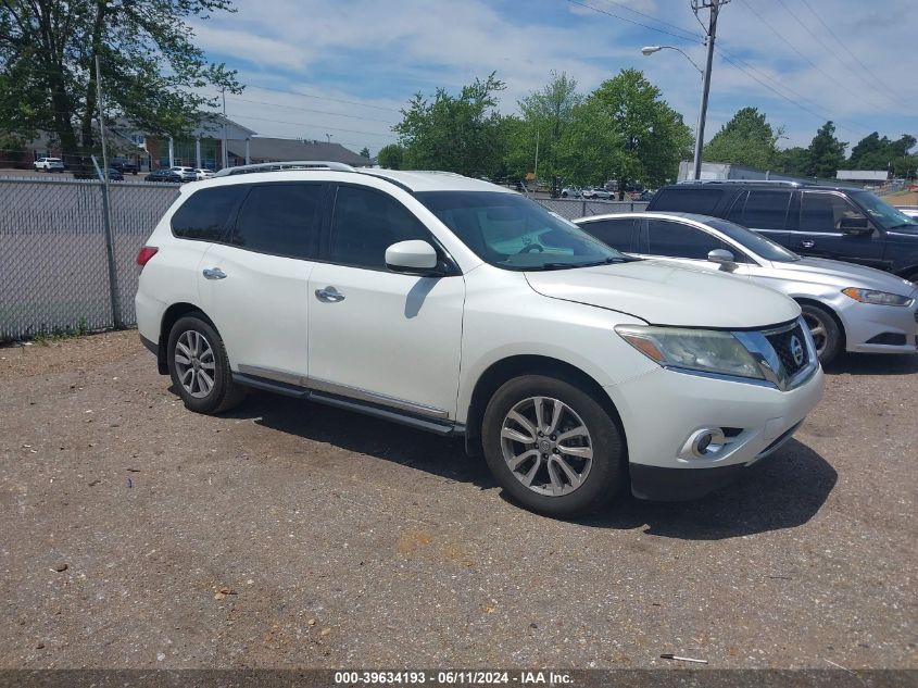 2015 Nissan Pathfinder Sl VIN: 5N1AR2MN3FC652206 Lot: 39634193