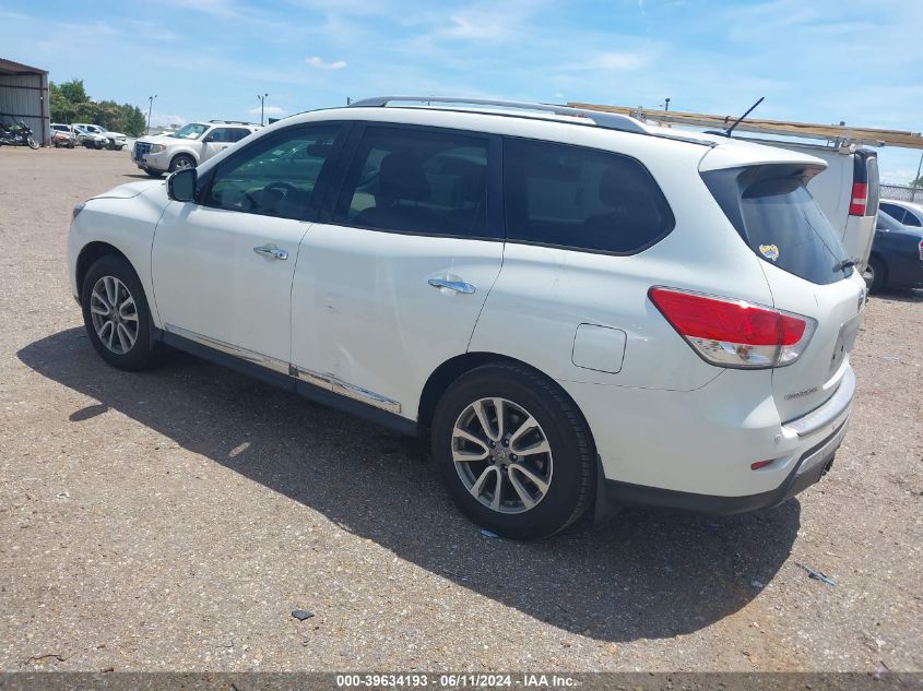 2015 Nissan Pathfinder Sl VIN: 5N1AR2MN3FC652206 Lot: 39634193