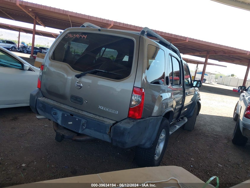 2004 Nissan Xterra Xe VIN: 5N1ED28T64C627998 Lot: 39634194