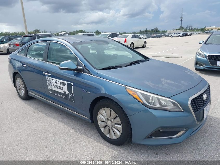 2016 Hyundai Sonata Hybrid Se VIN: KMHE24L1XGA038640 Lot: 39634209