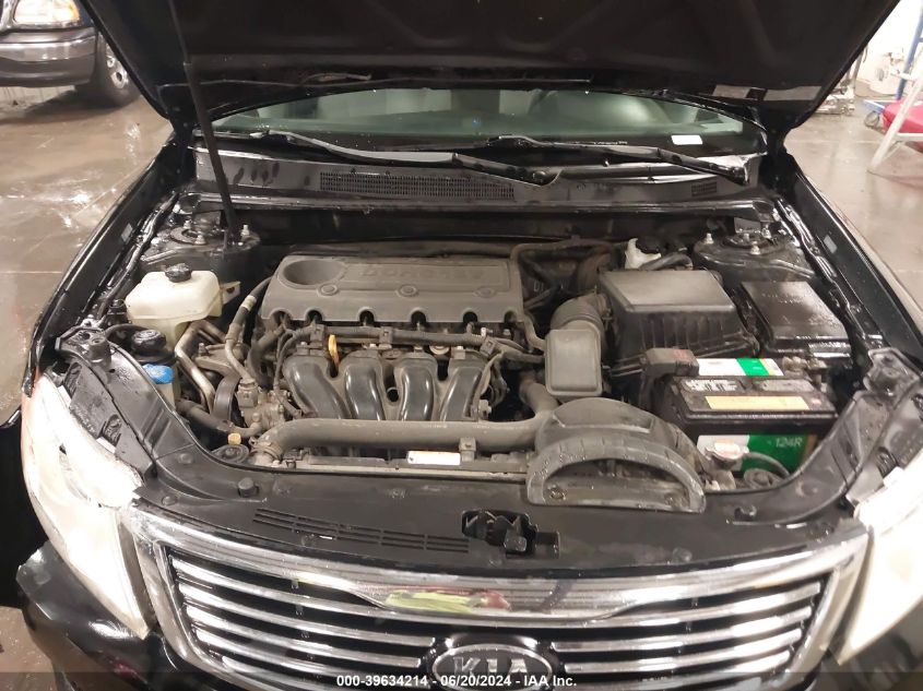 2009 Kia Optima Lx VIN: KNAGE228295360141 Lot: 39634214