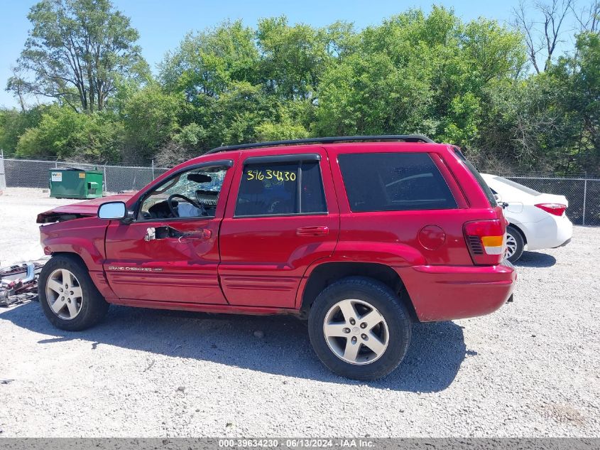 2003 Jeep Grand Cherokee Limited VIN: 1J4GW58N33C532379 Lot: 39634230