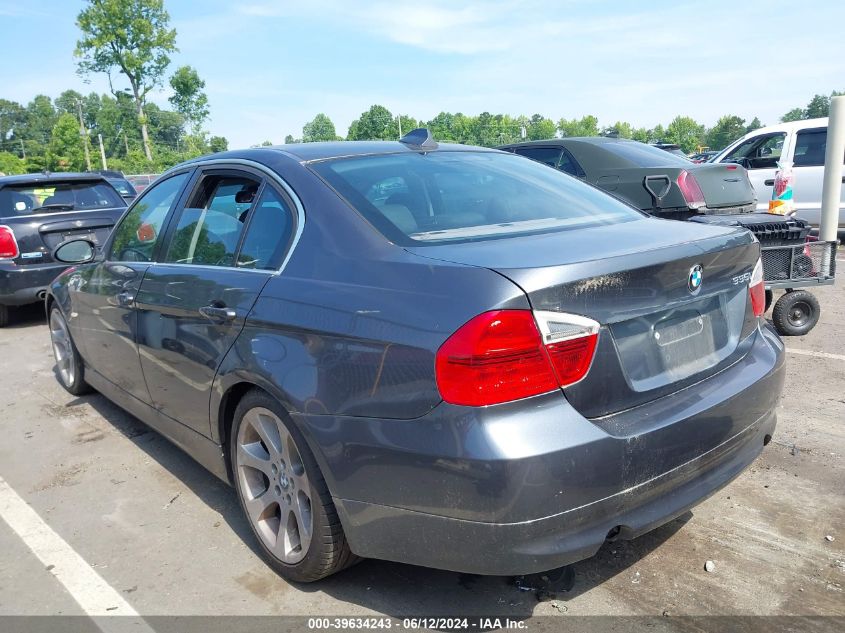 WBAVB73547PA88696 | 2007 BMW 335I