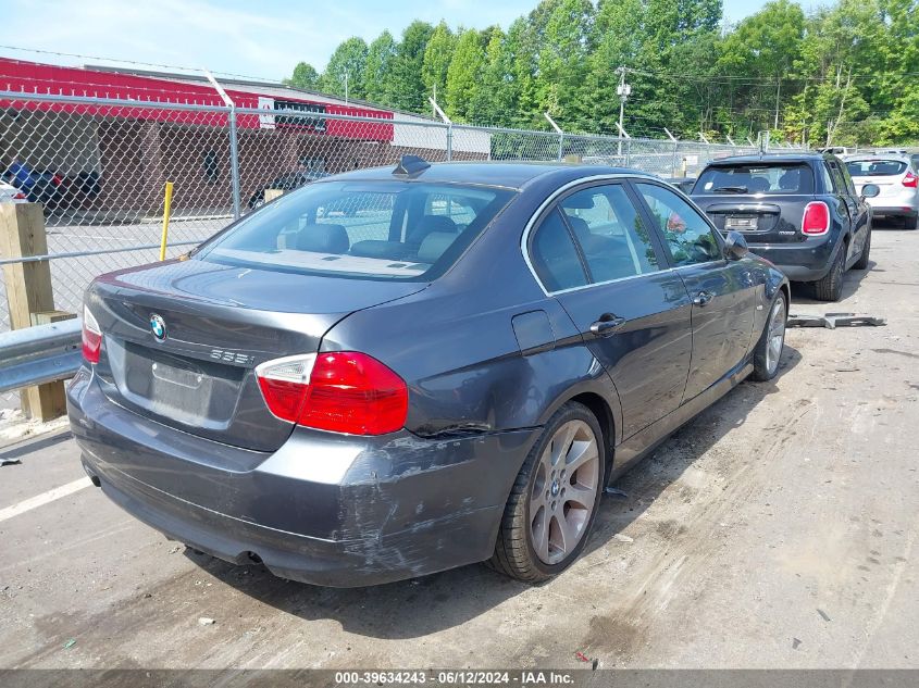 WBAVB73547PA88696 | 2007 BMW 335I