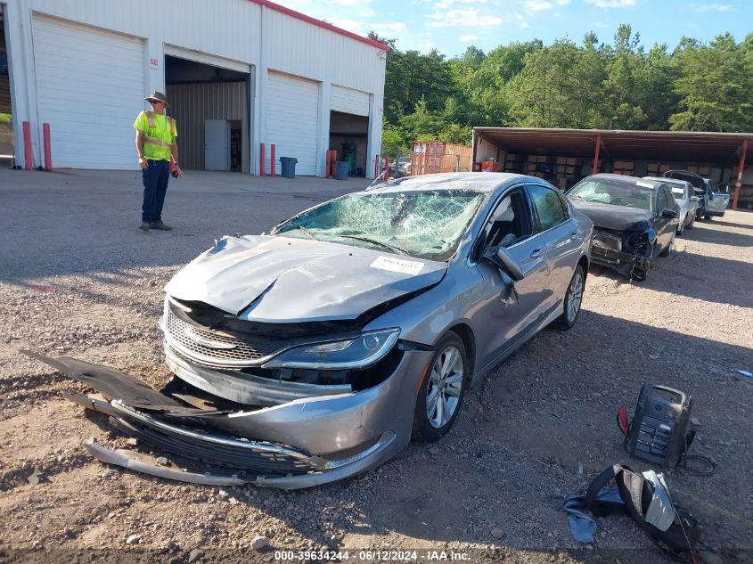 2015 Chrysler 200 Limited VIN: 1C3CCCAB9FN591757 Lot: 39634244