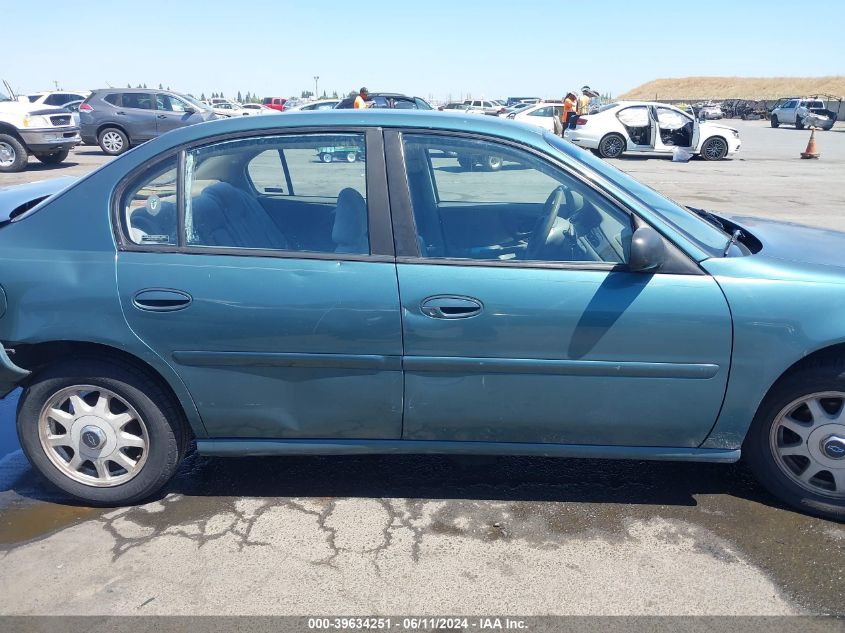 1999 Chevrolet Malibu Ls VIN: 1G1NE52J8X6107565 Lot: 39634251