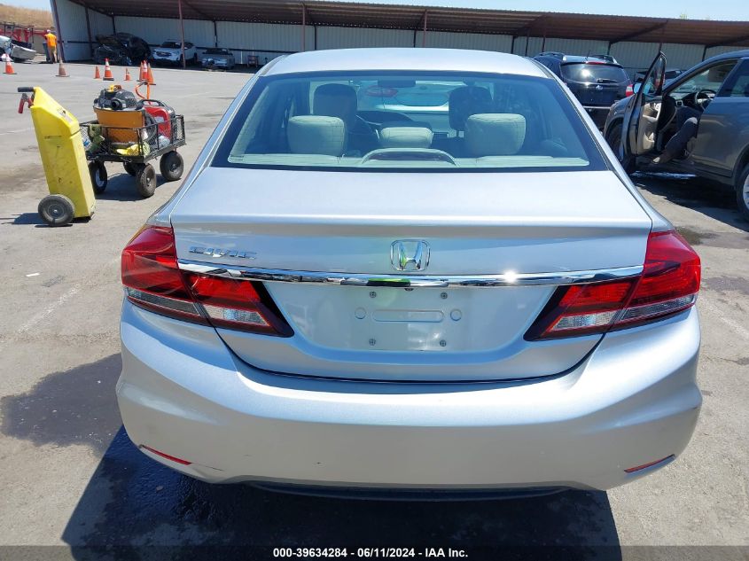 2013 Honda Civic Lx VIN: 19XFB2F54DE264368 Lot: 39634284