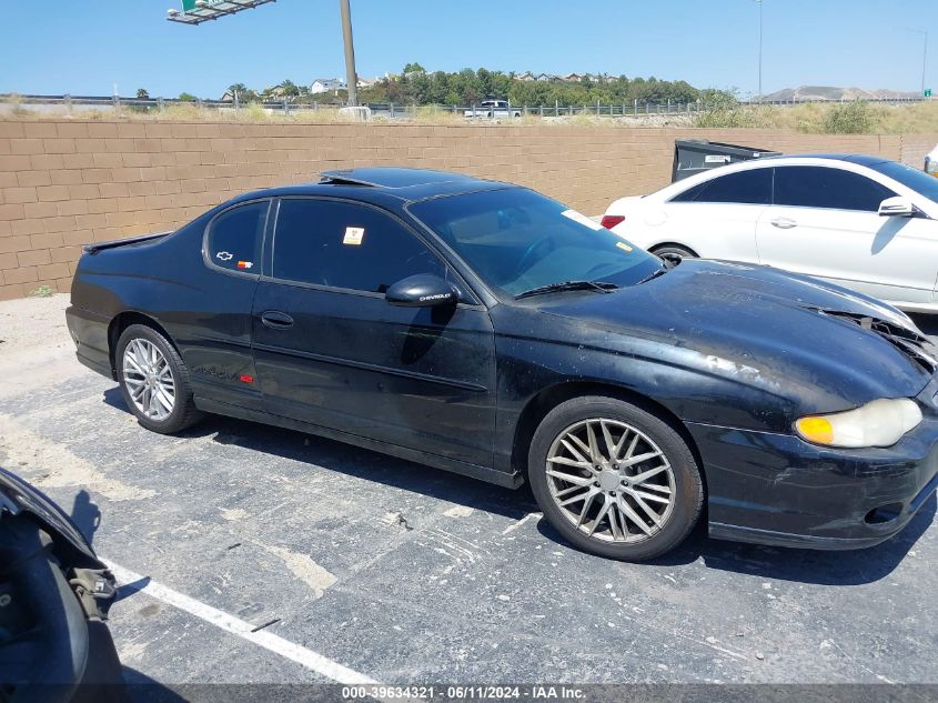 2003 Chevrolet Monte Carlo Ss VIN: 2G1WX12K739310031 Lot: 39634321