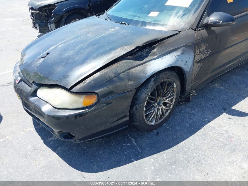 2003 Chevrolet Monte Carlo Ss VIN: 2G1WX12K739310031 Lot: 39634321