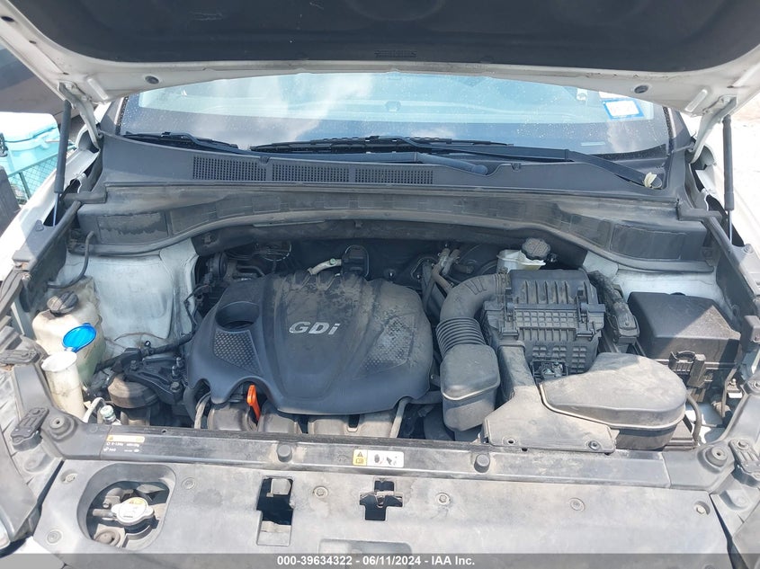 2014 Hyundai Santa Fe Sport 2.4L VIN: 5XYZU3LB1EG156625 Lot: 39634322